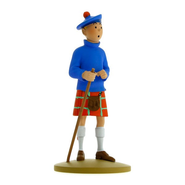Adventures of Tintin - Tintin In Kilt statue By Moulinsart -Moulinsart - India - www.superherotoystore.com