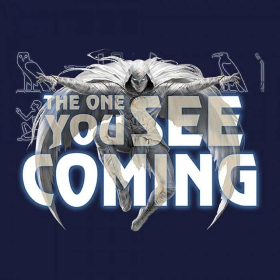 The One You See Coming - Marvel Official Moon Knight T-shirt -Redwolf - India - www.superherotoystore.com