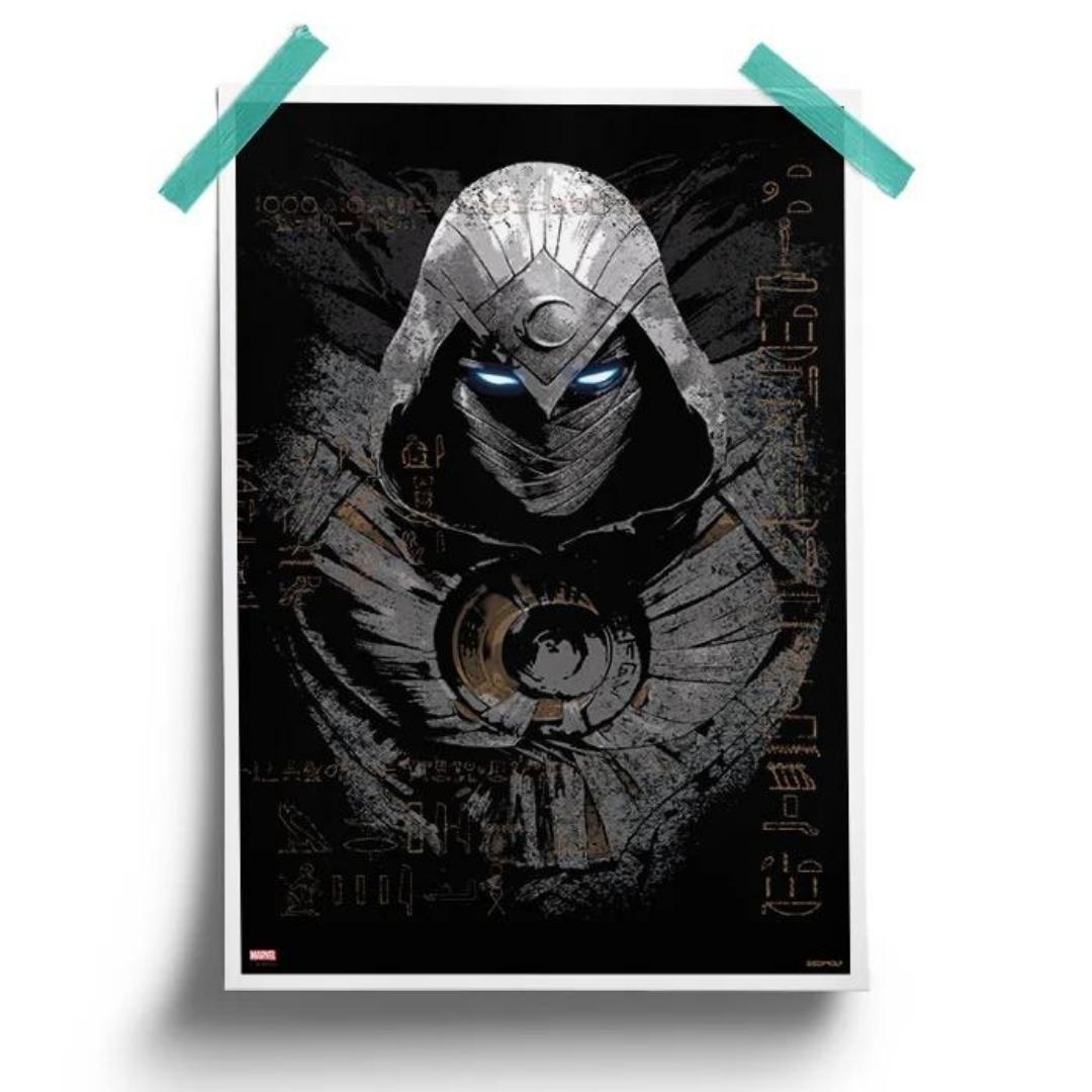 MK: Dark Mode - Marvel Official Moon Knight Poster -Redwolf - India - www.superherotoystore.com