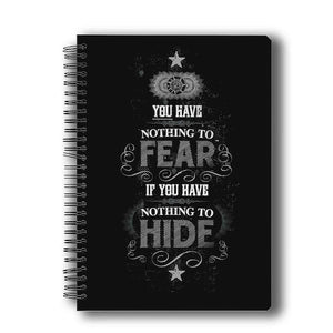Harry Potter Nothing to Hide Notebook by MC Sidd Razz -MC Sidd Razz - India - www.superherotoystore.com