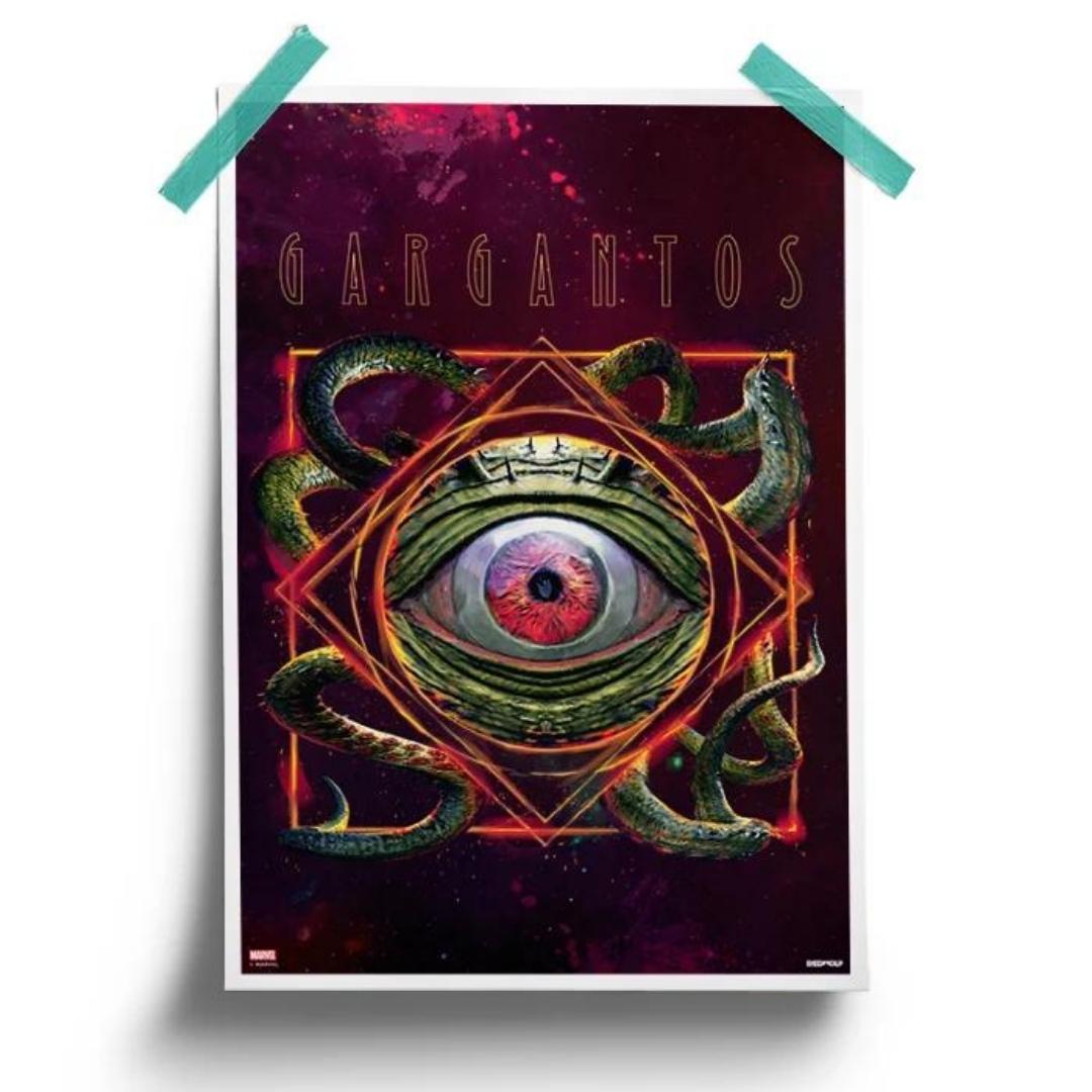 Gargantos Eye - Marvel Official Poster -Redwolf - India - www.superherotoystore.com