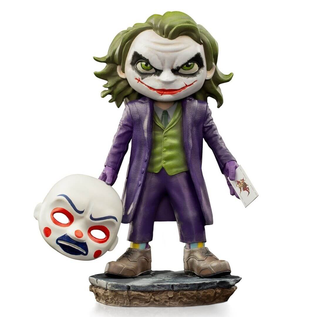 The Dark Knight Joker MiniCo Figure by Iron Studios -MiniCo - India - www.superherotoystore.com