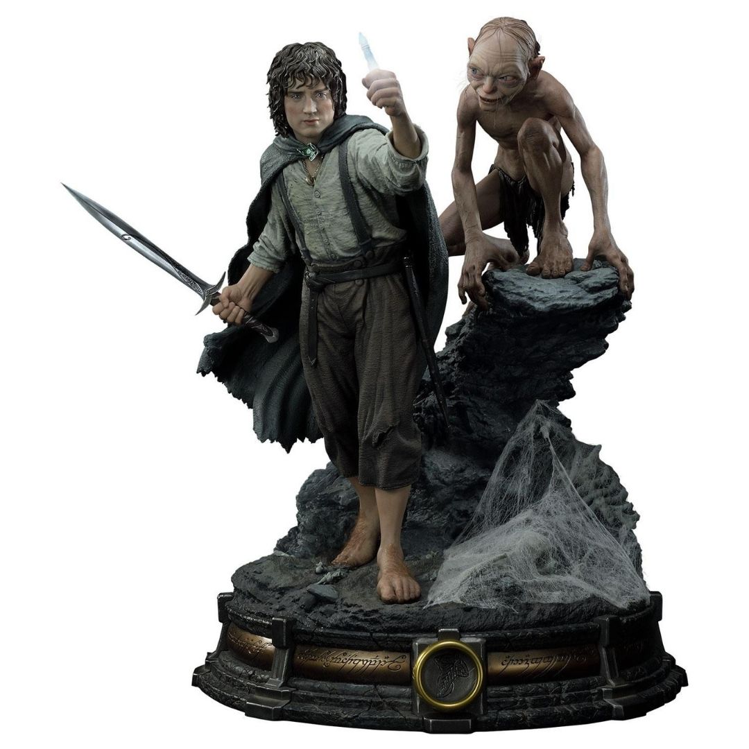 Lord Of The Rings Frodo &amp; Gollum 1/4th Scale Statue by Prime 1 Studios -Prime 1 Studio - India - www.superherotoystore.com