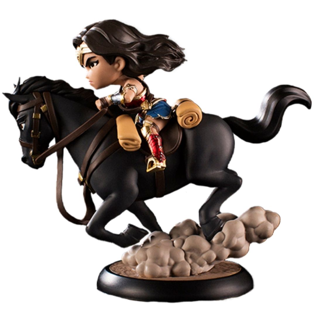 Wonder Woman On Horse 6" Q-Fig (SDCC Exclusive) by Quantum Mechanix -Quantum Mechanix - India - www.superherotoystore.com