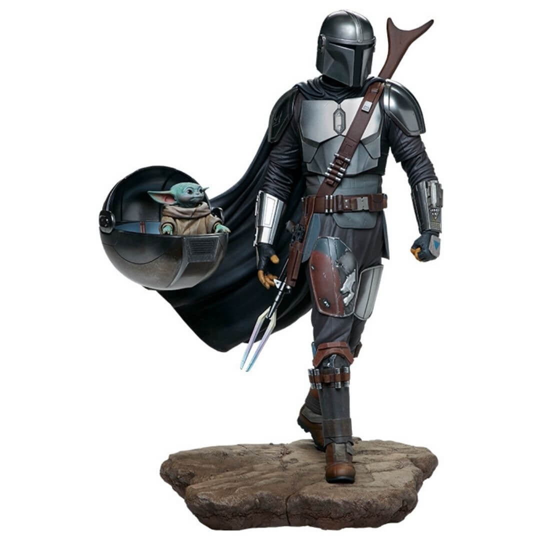 Star Wars The Mandalorian Premium Format Statue by Sideshow Collectibles -Sideshow Collectibles - India - www.superherotoystore.com