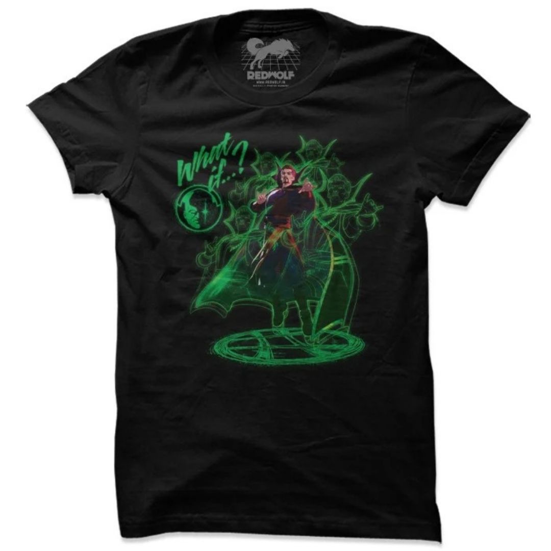 Marvel Comics - What if - Dr Strange T-Shirt -Redwolf - India - www.superherotoystore.com