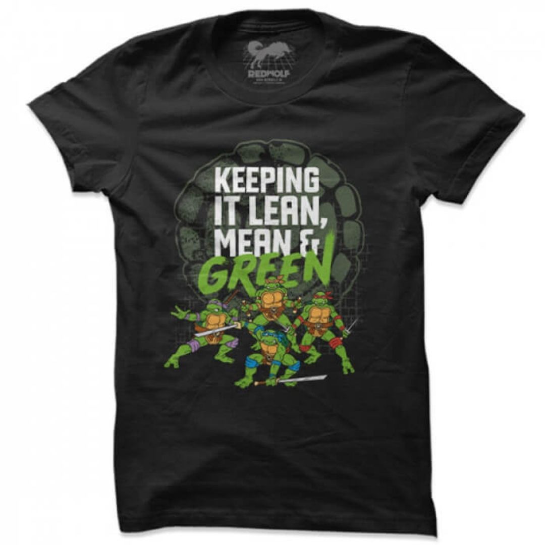 TMNT Official Lean, Mean And Green T-shirt -Redwolf - India - www.superherotoystore.com