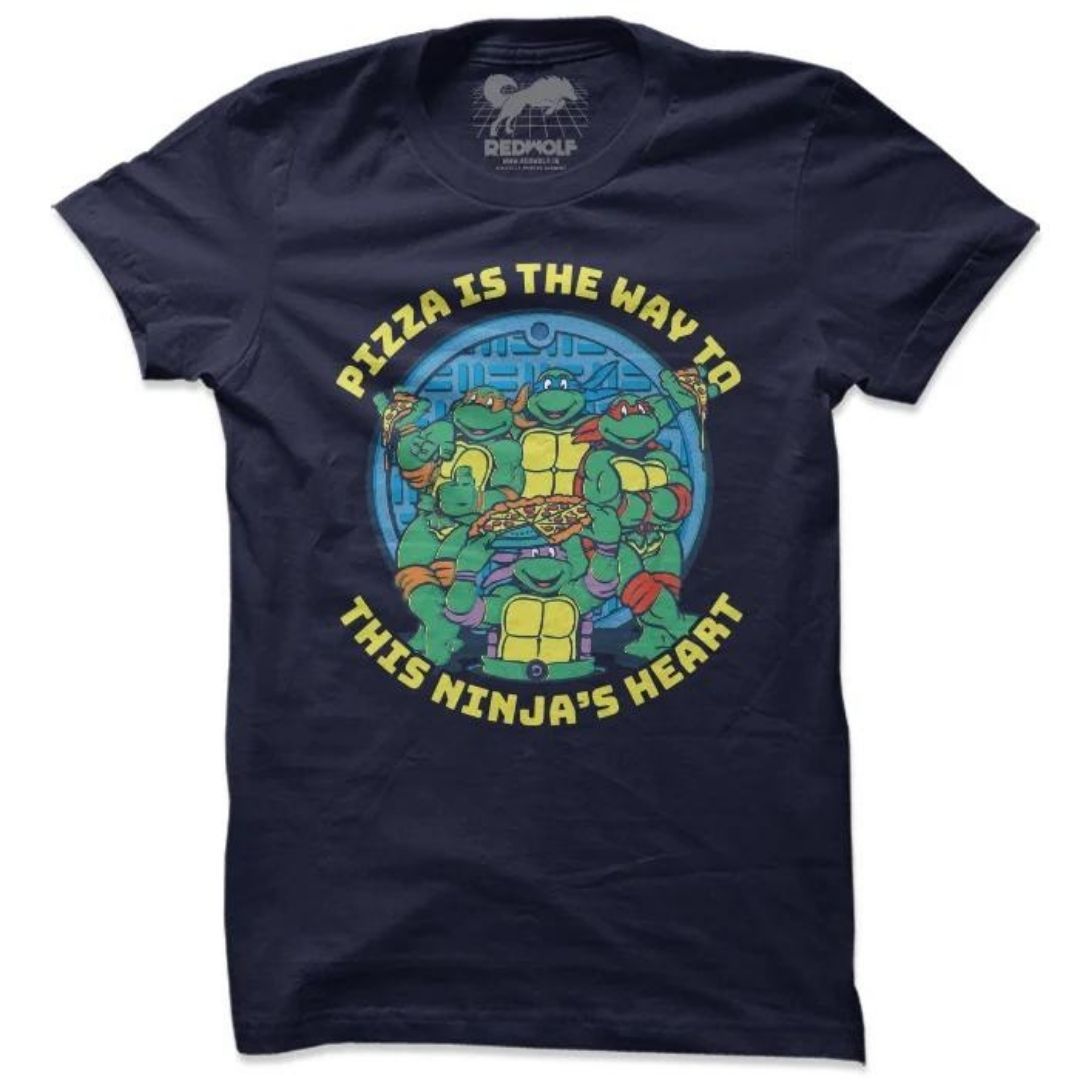 TMNT Official Pizza Is The Way T-shirt -Redwolf - India - www.superherotoystore.com