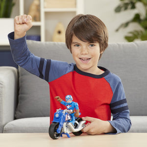 Superhero Adventures Captain America & Victory Racer Wheels Figure By Hasbro (Bike Stand Broken) -Superherotoystore.com - India - www.superherotoystore.com