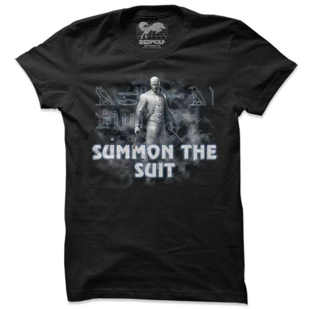 Summon The Suit - Marvel Official Moon Knight T-shirt -Redwolf - India - www.superherotoystore.com