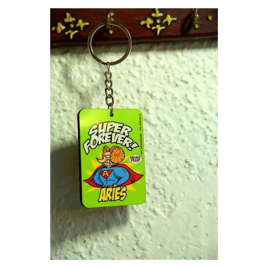 Super Forever Aries Keychain -Kini Studios - India - www.superherotoystore.com