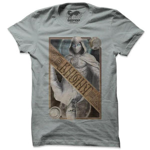 MK: Card - Marvel Official Moon Knight T-shirt -Redwolf - India - www.superherotoystore.com