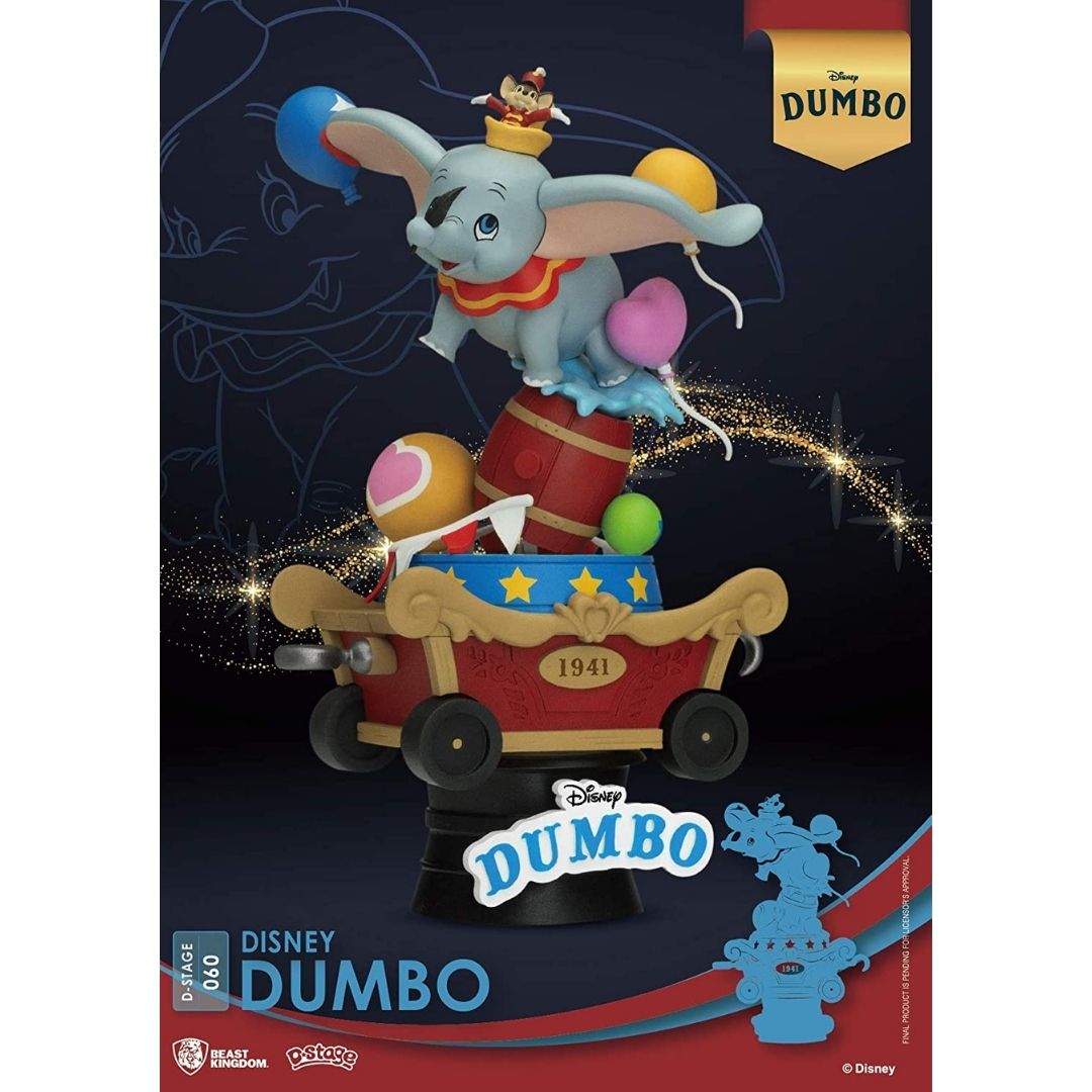 Disney Classic Dumbo D-Stage Statue by Beast Kingdom -Beast Kingdom - India - www.superherotoystore.com