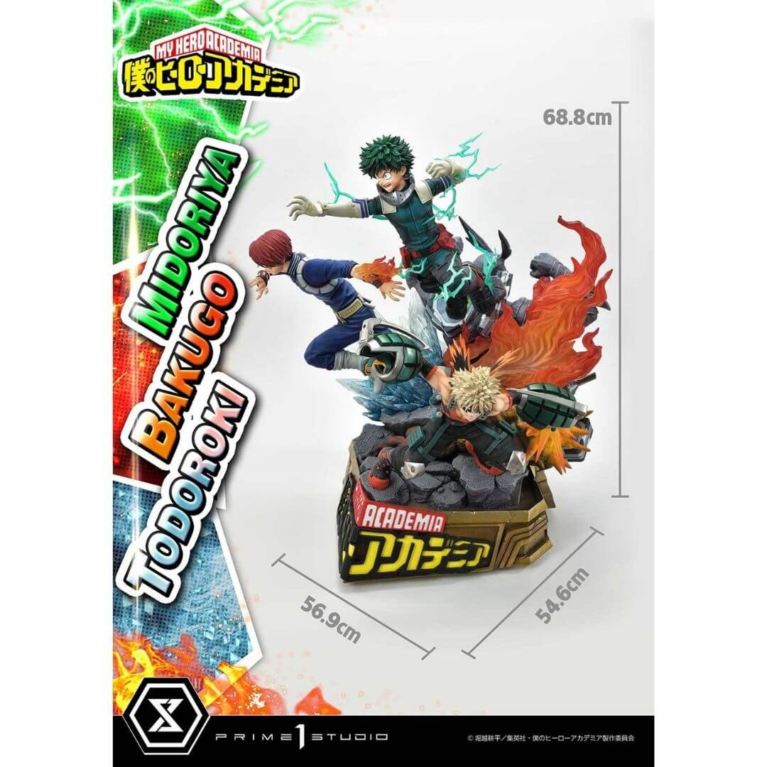 My Hero Academia Midoriya, Bakugo & Todoroki Deluxe Bonus Edition Figure by Prime 1 Studios -Prime 1 Studio - India - www.superherotoystore.com