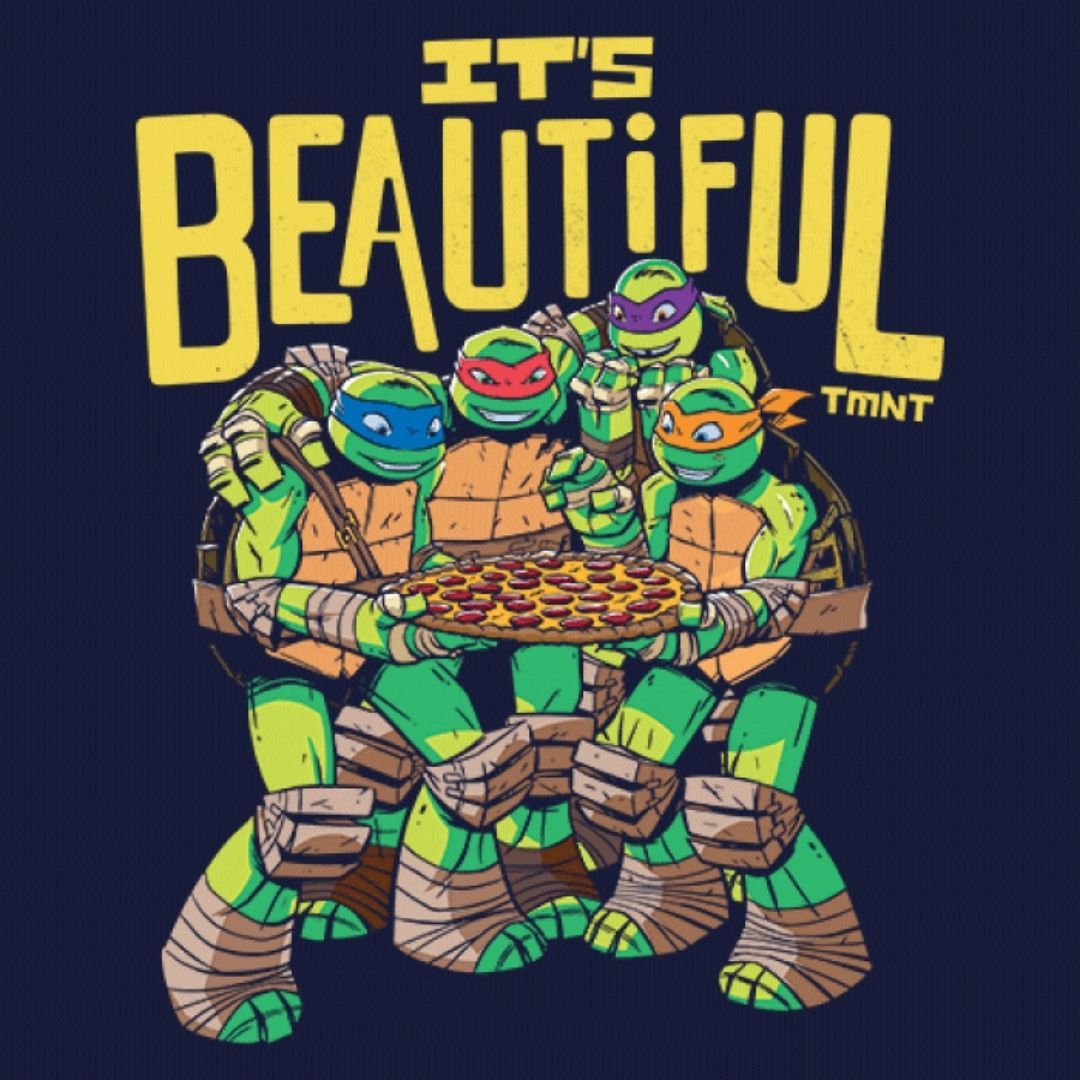 TMNT Official It's Beautiful T-shirt -Redwolf - India - www.superherotoystore.com