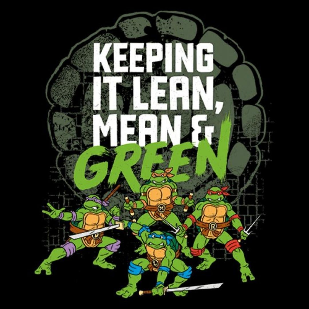 TMNT Official Lean, Mean And Green T-shirt -Redwolf - India - www.superherotoystore.com