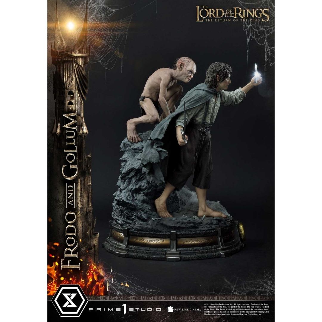 Lord Of The Rings Frodo & Gollum 1/4th Scale Statue by Prime 1 Studios -Prime 1 Studio - India - www.superherotoystore.com