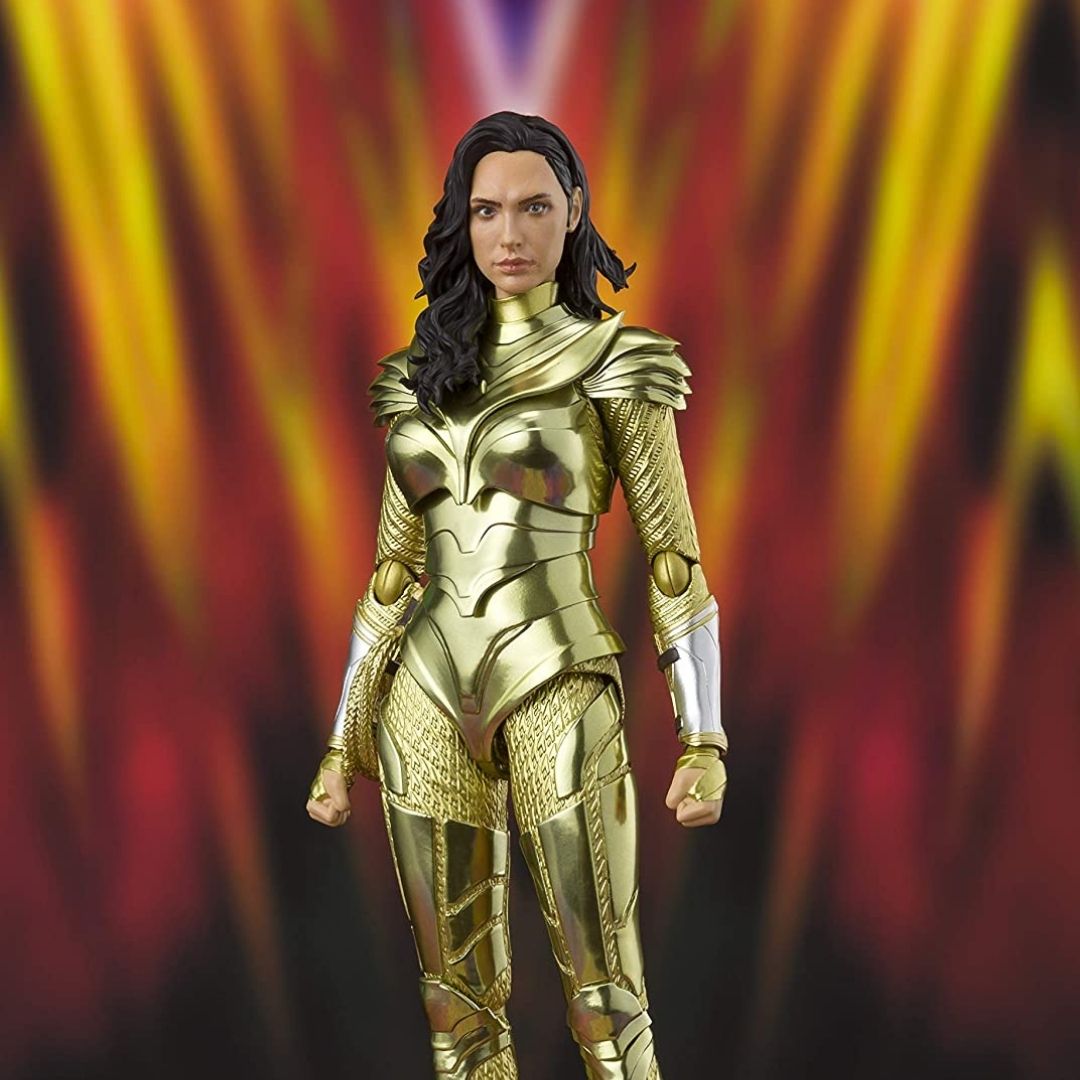 Wonder Woman 1984 Wonder Woman Golden Armor S.H.Figuarts Figure by Bandai -Tamashii Nations - India - www.superherotoystore.com
