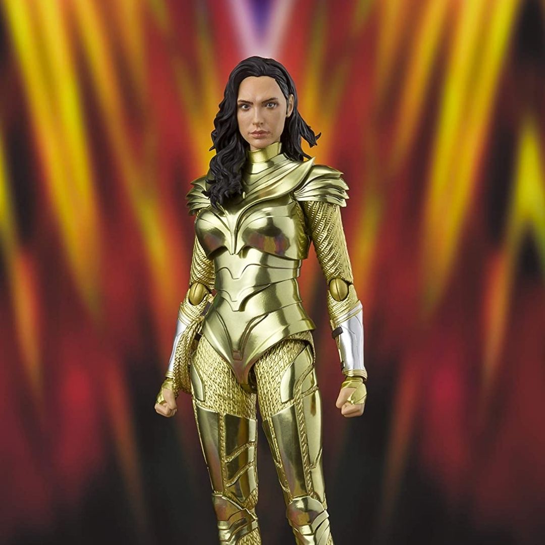 Wonder Woman 1984 Wonder Woman Golden Armor S.H.Figuarts Figure by Bandai -SH Figuarts - India - www.superherotoystore.com