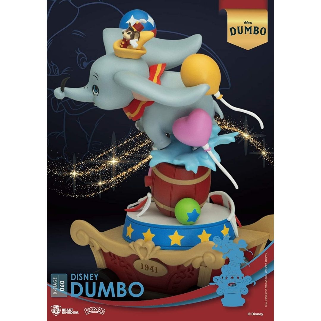Disney Classic Dumbo D-Stage Statue by Beast Kingdom -Beast Kingdom - India - www.superherotoystore.com