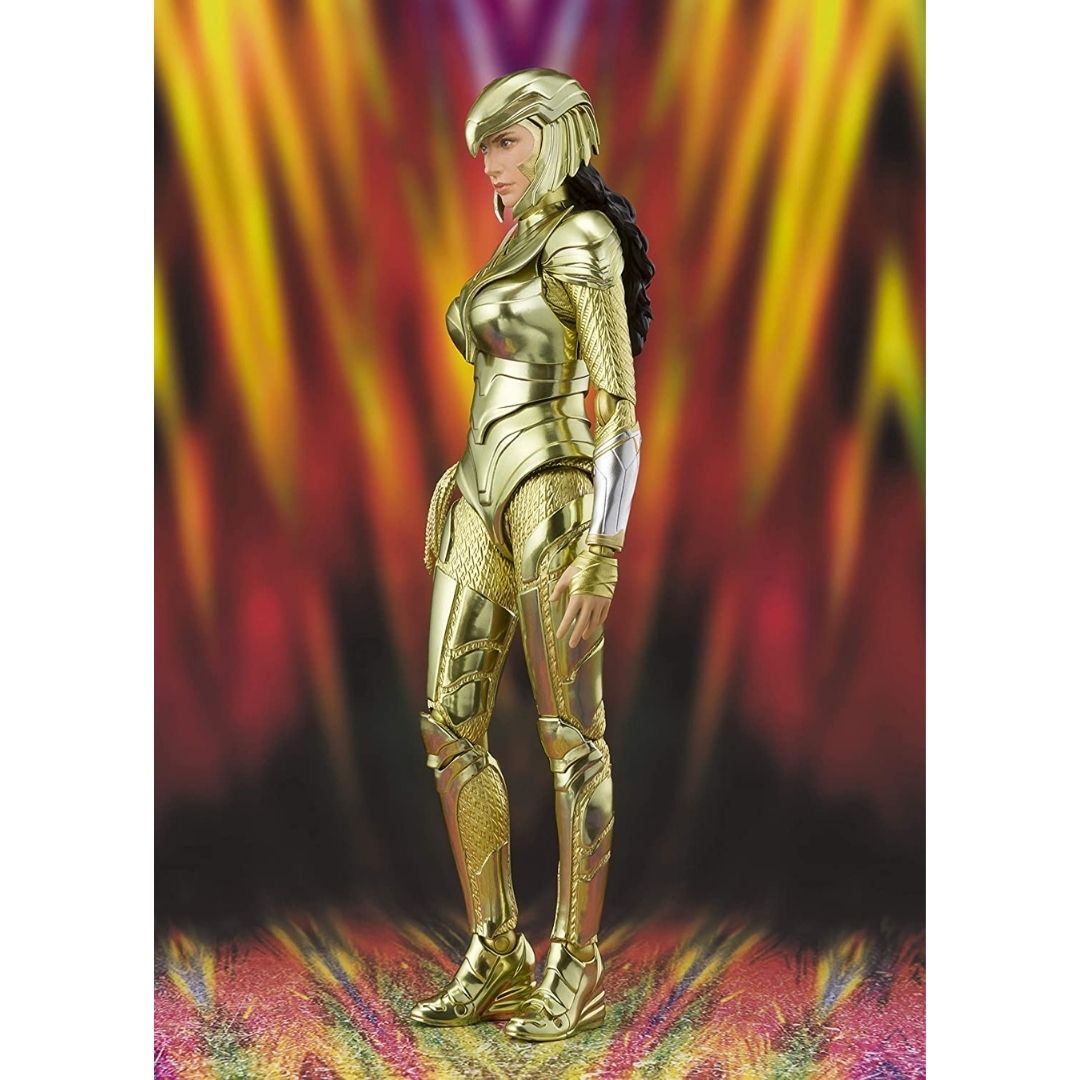 Wonder Woman 1984 Wonder Woman Golden Armor S.H.Figuarts Figure by Bandai -Tamashii Nations - India - www.superherotoystore.com