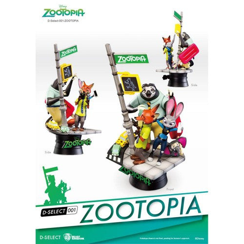Disney's Zootopia Diorama Statue by Beast Kingdom (Damaged Box) -Superherotoystore.com - India - www.superherotoystore.com