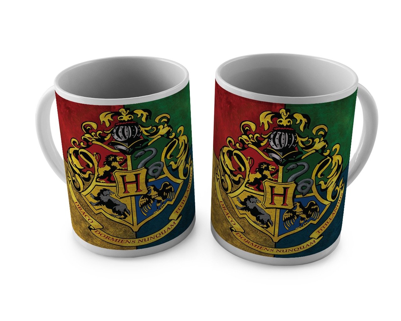 Harry Potter Hogwards Crest White Mug -Happy Giftmart - India - www.superherotoystore.com