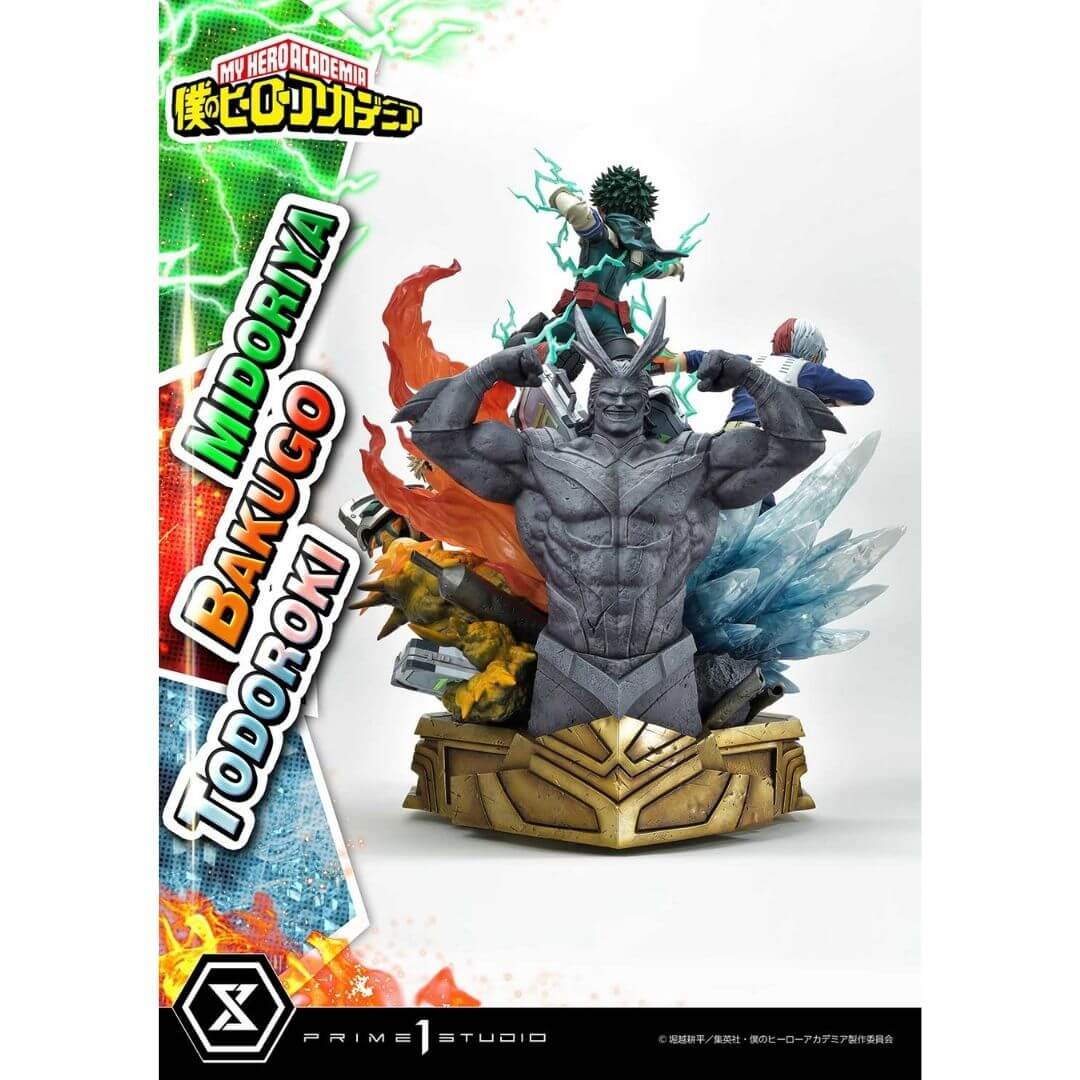 My Hero Academia Midoriya, Bakugo & Todoroki Standard Edition Figure by Prime 1 Studios -Prime 1 Studio - India - www.superherotoystore.com