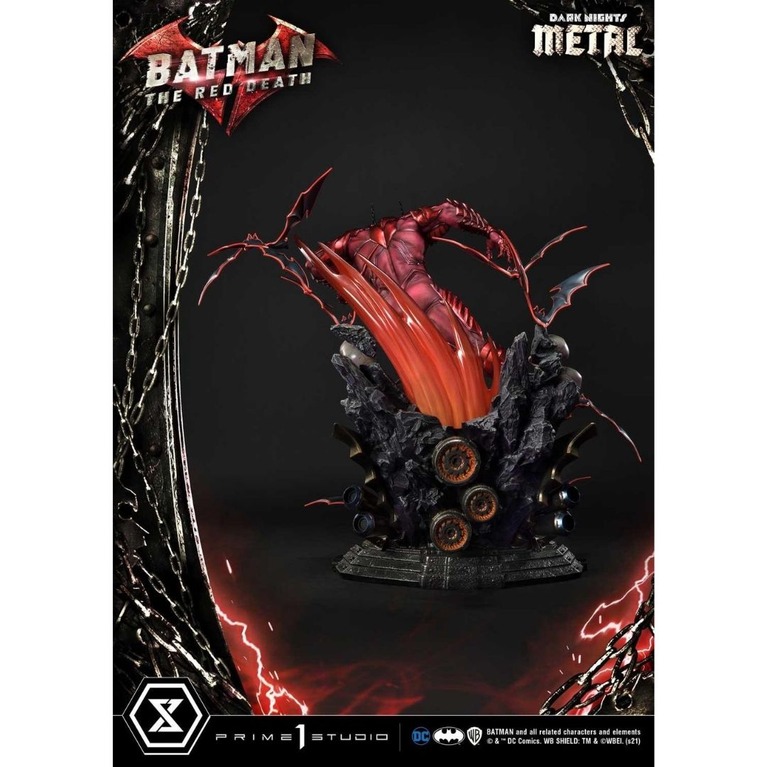 DC Comics Dark Nights Metal Batman The Red Death Exclusive Verson 1/3rd Scale Statue by Prime 1 Studios -Prime 1 Studio - India - www.superherotoystore.com