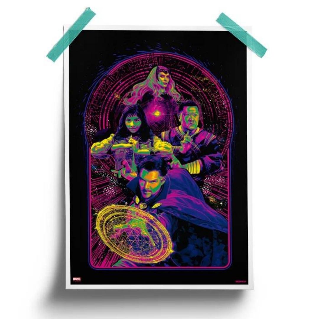 Team Multiverse Marvel Official Poster -Redwolf - India - www.superherotoystore.com