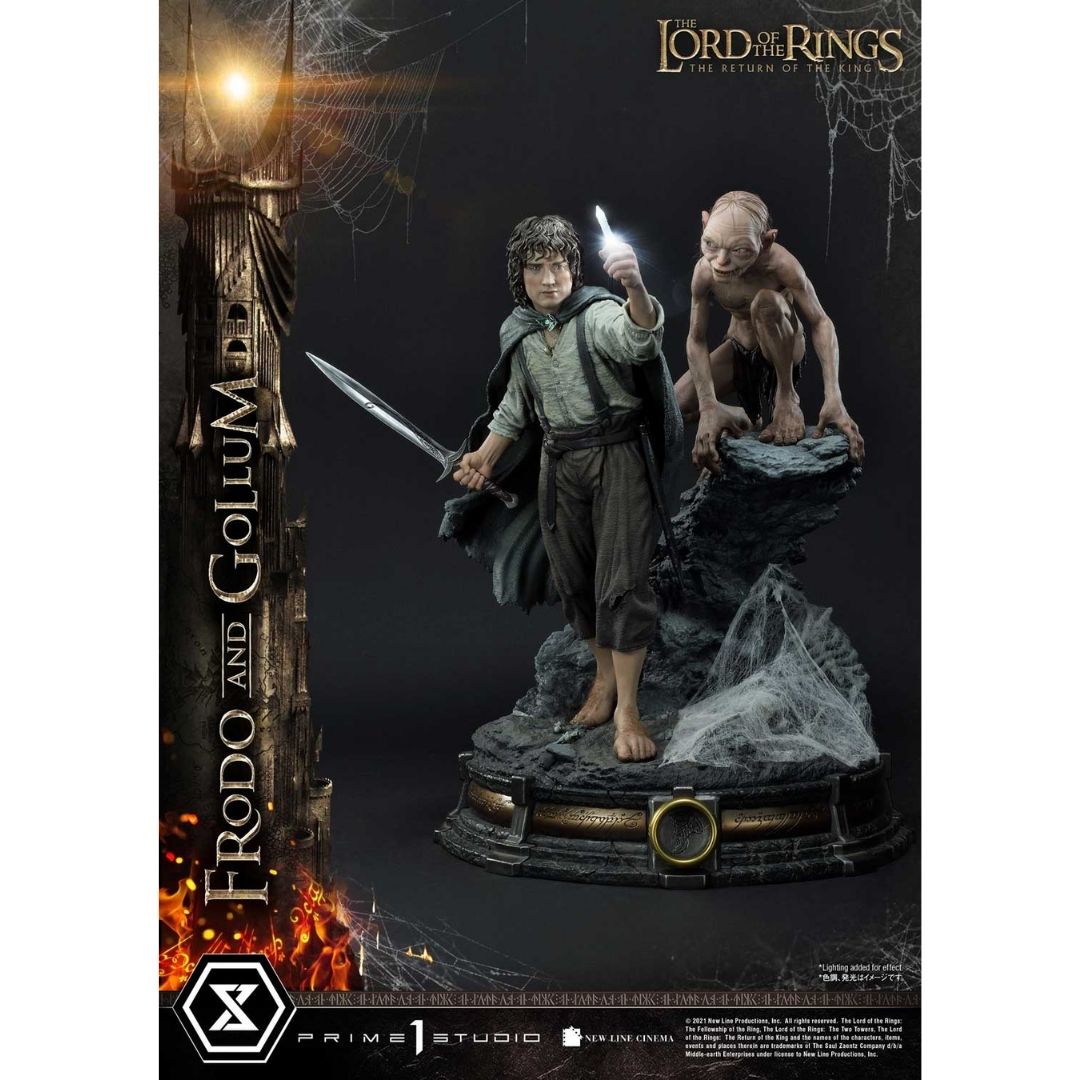 Lord Of The Rings Frodo & Gollum 1/4th Scale Statue by Prime 1 Studios -Prime 1 Studio - India - www.superherotoystore.com