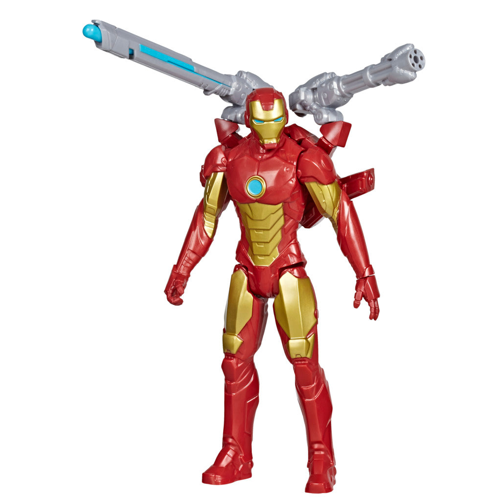 Marvel Avengers Titan Hero Series Blast Gear Iron Man Figure by Hasbro (Damaged Box) -Superherotoystore.com - India - www.superherotoystore.com