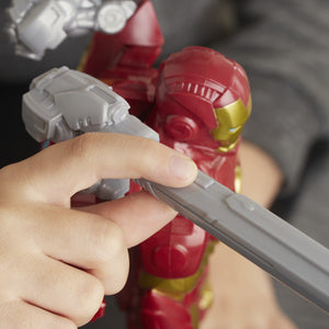Marvel Avengers Titan Hero Series Blast Gear Iron Man Figure by Hasbro (Damaged Box) -Superherotoystore.com - India - www.superherotoystore.com