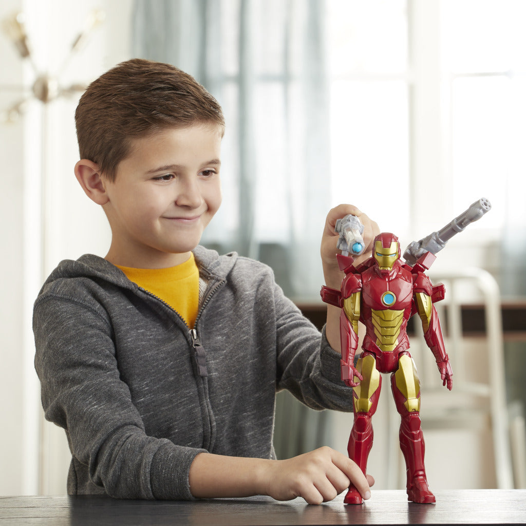 Marvel Avengers Titan Hero Series Collectible 12-Inch Iron Man Action  Figure, Toy For Ages 4 and Up