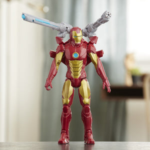 Marvel Avengers Titan Hero Series Blast Gear Iron Man Figure by Hasbro (Damaged Box) -Superherotoystore.com - India - www.superherotoystore.com
