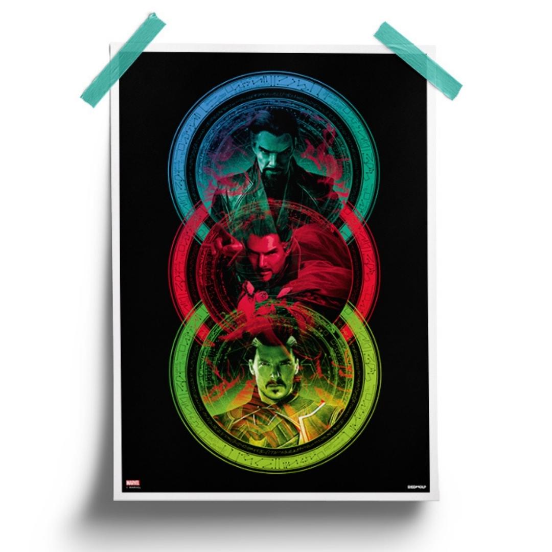 Strange Rings - Marvel Official Poster -Redwolf - India - www.superherotoystore.com