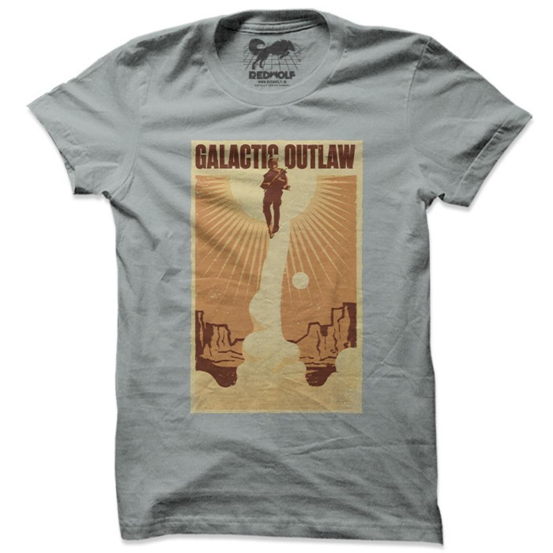Galactic Outlaw - Star Wars Official T-shirt -Redwolf - India - www.superherotoystore.com