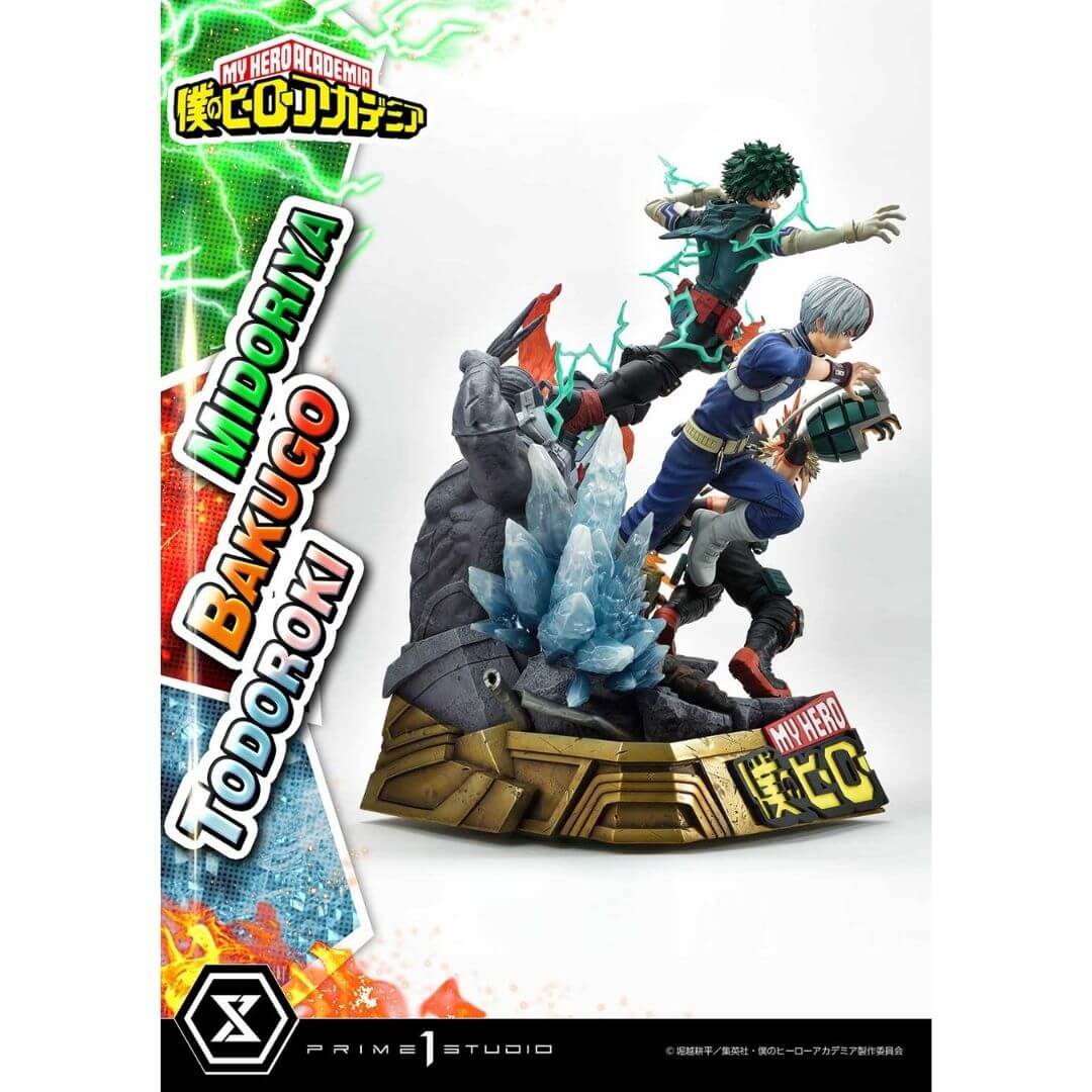 My Hero Academia Midoriya, Bakugo & Todoroki Standard Edition Figure by Prime 1 Studios -Prime 1 Studio - India - www.superherotoystore.com