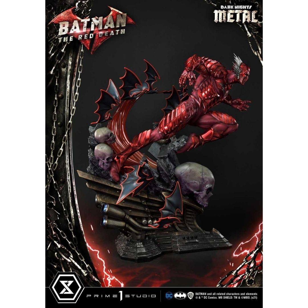 DC Comics Dark Nights Metal Batman The Red Death Exclusive Verson 1/3rd Scale Statue by Prime 1 Studios -Prime 1 Studio - India - www.superherotoystore.com