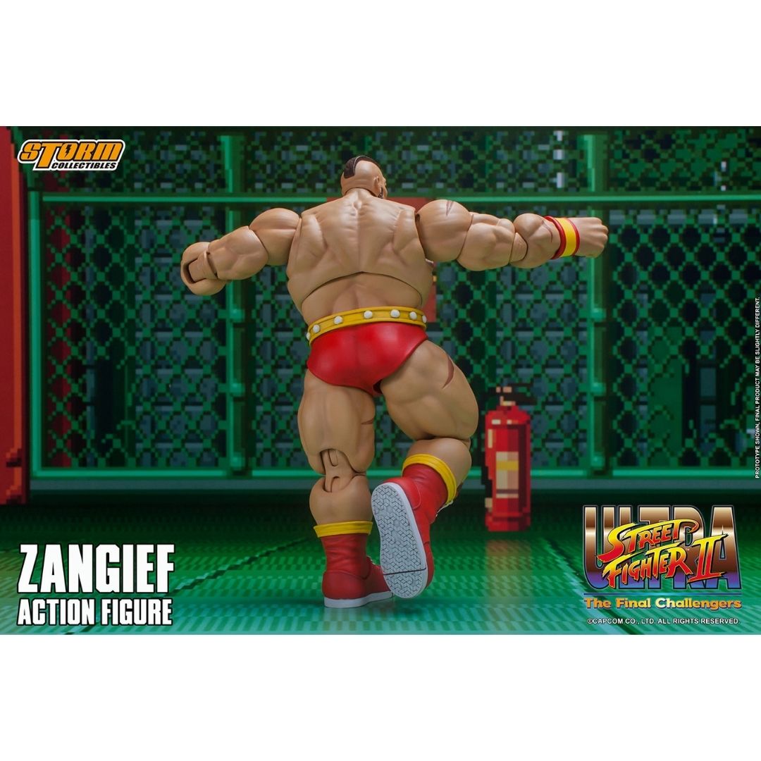 Ultimate Street Fighter II: The Final Challenger Zangief 1:12 Scale Action Figure -Storm Collectibles - India - www.superherotoystore.com