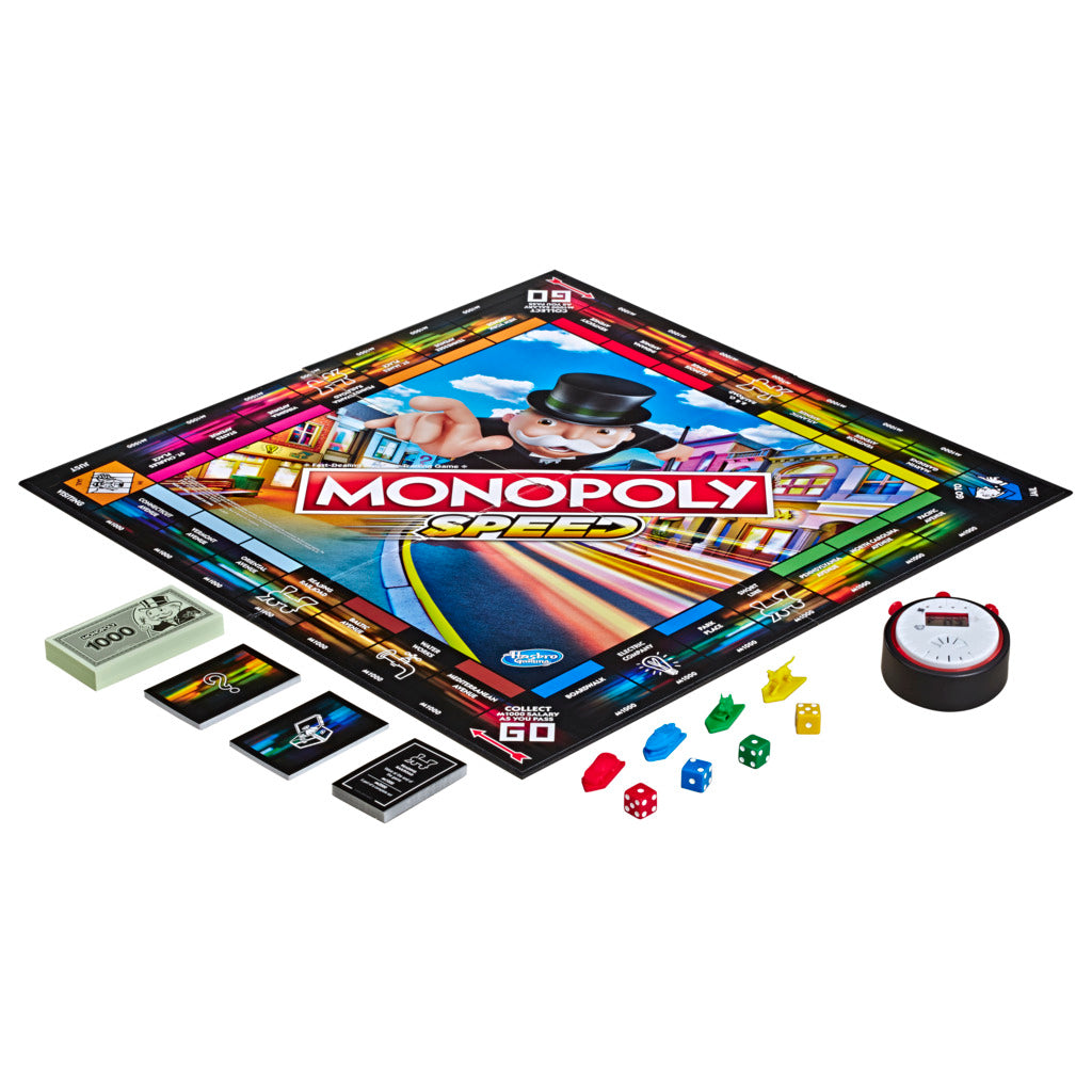 Monopoly Speed Board Game by Hasbro -Hasbro - India - www.superherotoystore.com