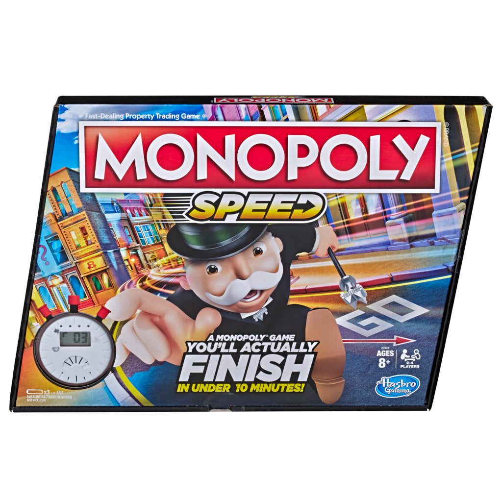 Monopoly Speed Board Game by Hasbro -Hasbro - India - www.superherotoystore.com