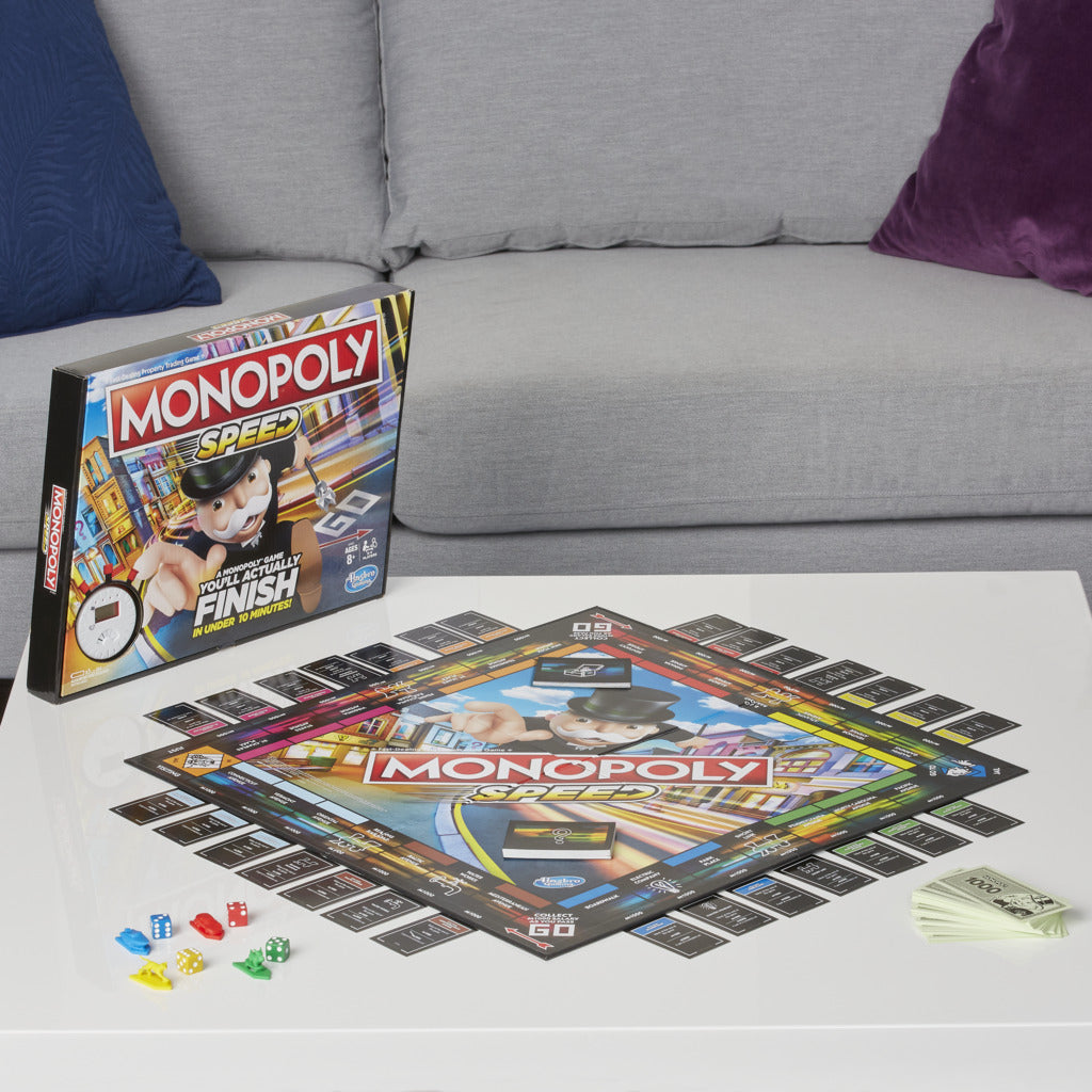 Monopoly Speed Board Game by Hasbro -Hasbro - India - www.superherotoystore.com