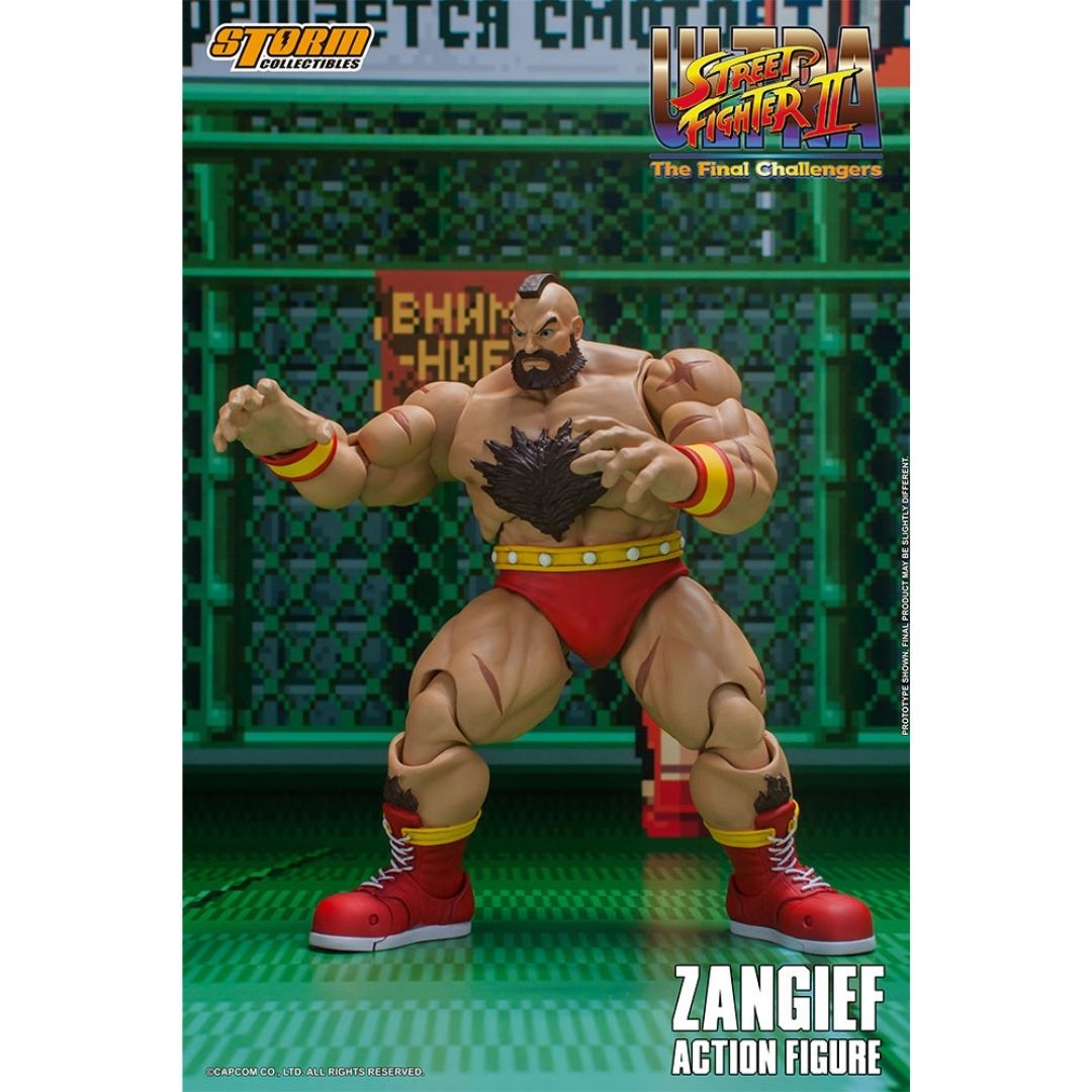 Ultimate Street Fighter II: The Final Challenger Zangief 1:12 Scale Action Figure -Storm Collectibles - India - www.superherotoystore.com