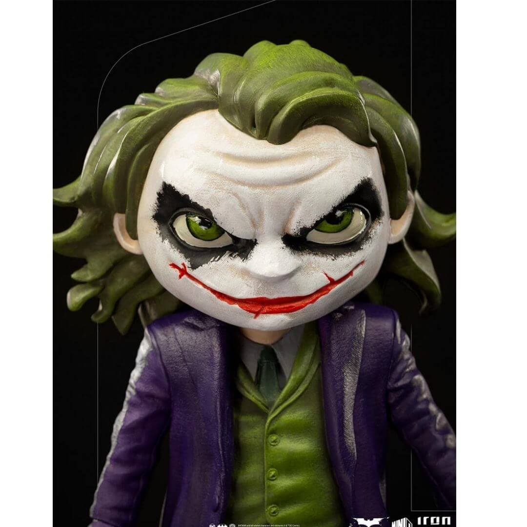 The Dark Knight Joker MiniCo Figure by Iron Studios -MiniCo - India - www.superherotoystore.com