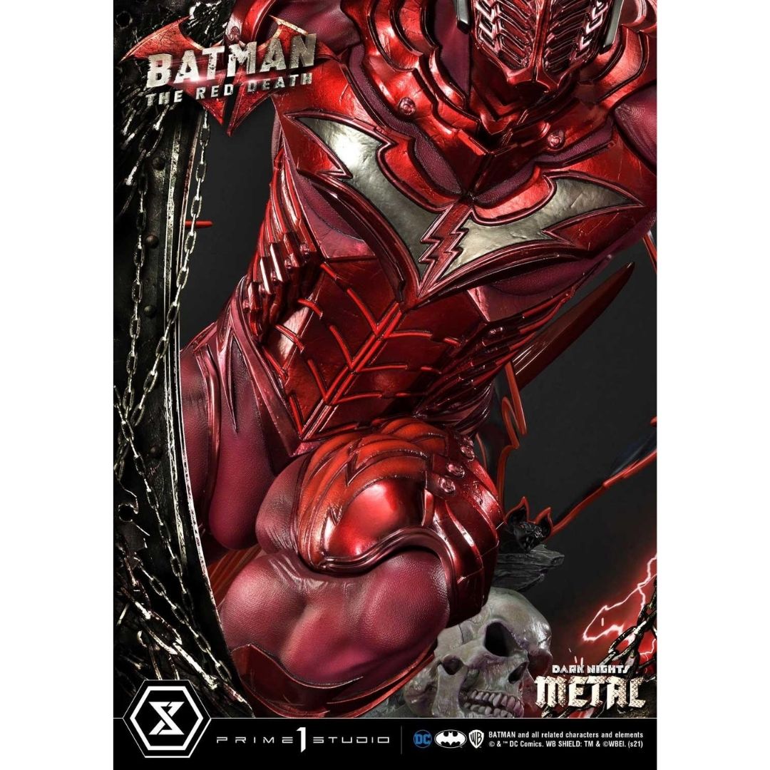 DC Comics Dark Nights Metal Batman The Red Death Exclusive Verson 1/3rd Scale Statue by Prime 1 Studios -Prime 1 Studio - India - www.superherotoystore.com
