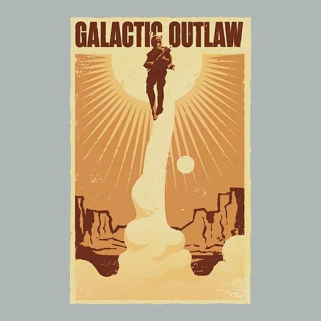 Galactic Outlaw - Star Wars Official T-shirt -Redwolf - India - www.superherotoystore.com