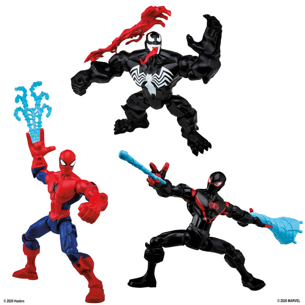 Marvel Comics Super Hero Mashers Web Slinging Mash Pack By Hasbro (One Character Missing) -Superherotoystore.com - India - www.superherotoystore.com