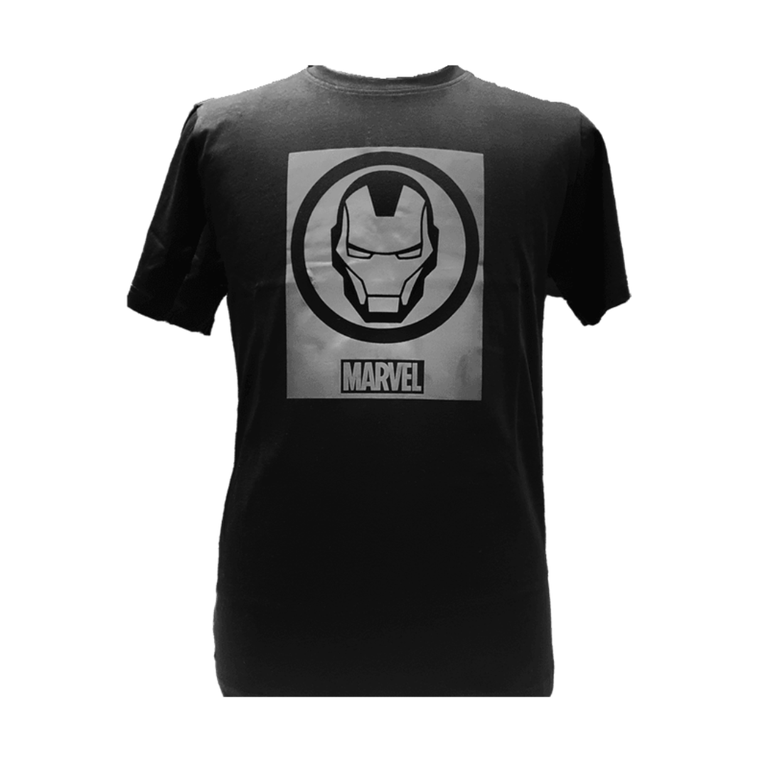 Marvel Comics Reflective Iron Man T-Shirt -Entertainment Store - India - www.superherotoystore.com