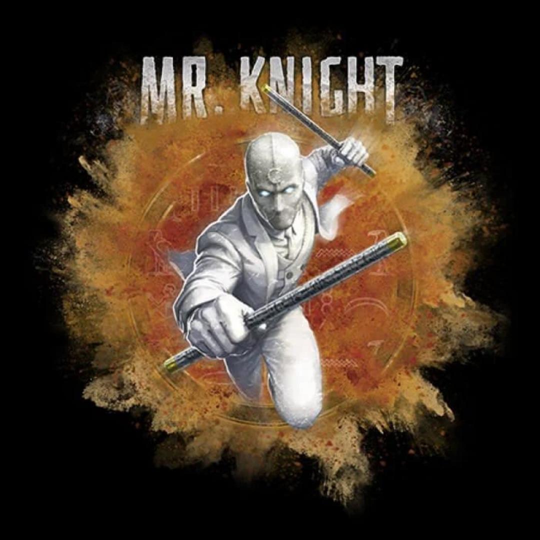 Mr. Knight - Marvel Official Moon Knight T-shirt -Redwolf - India - www.superherotoystore.com